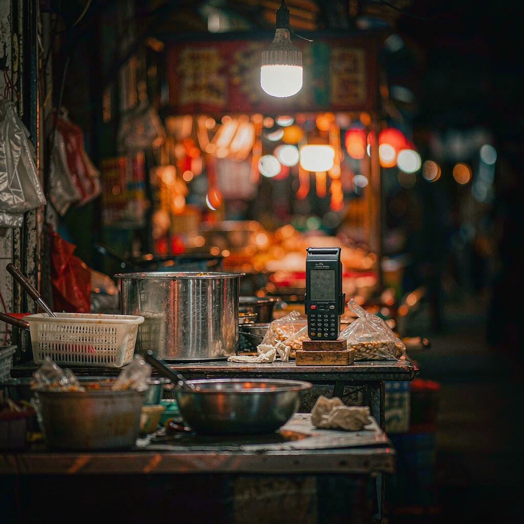 夜市扫码收款