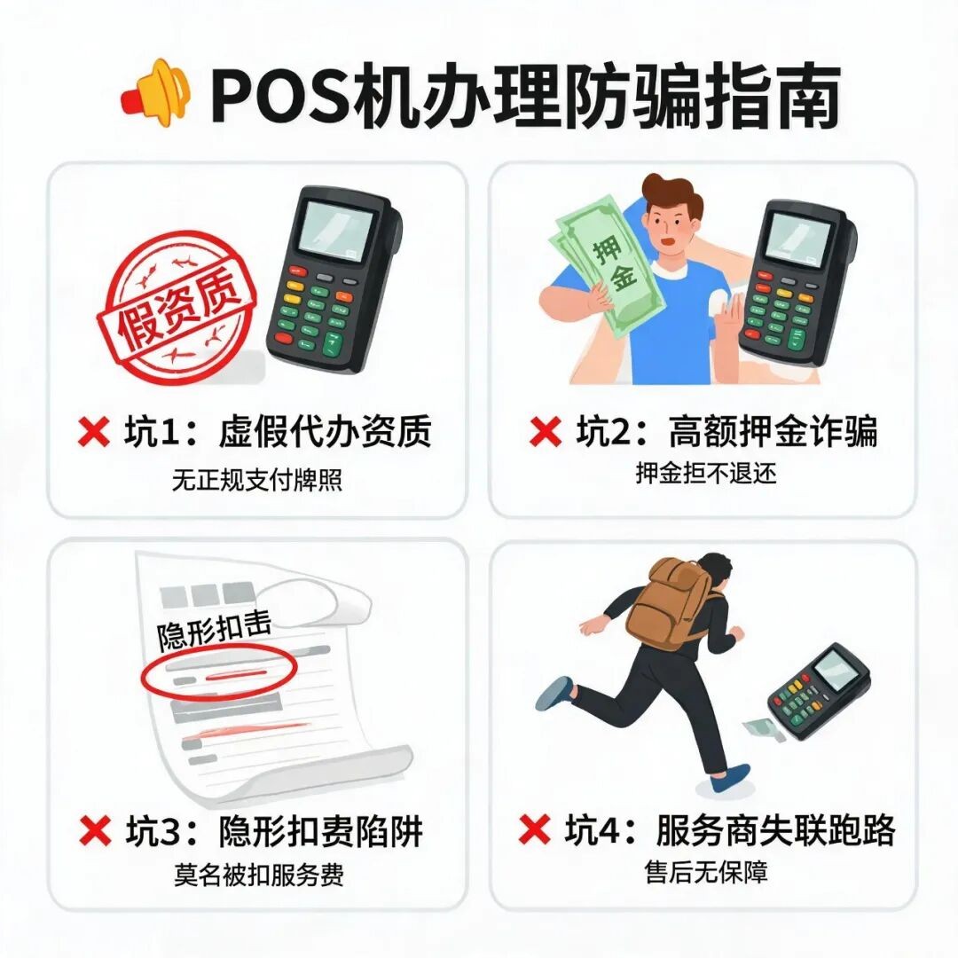 POS 机正规办理渠道汇总,2026 防骗指南